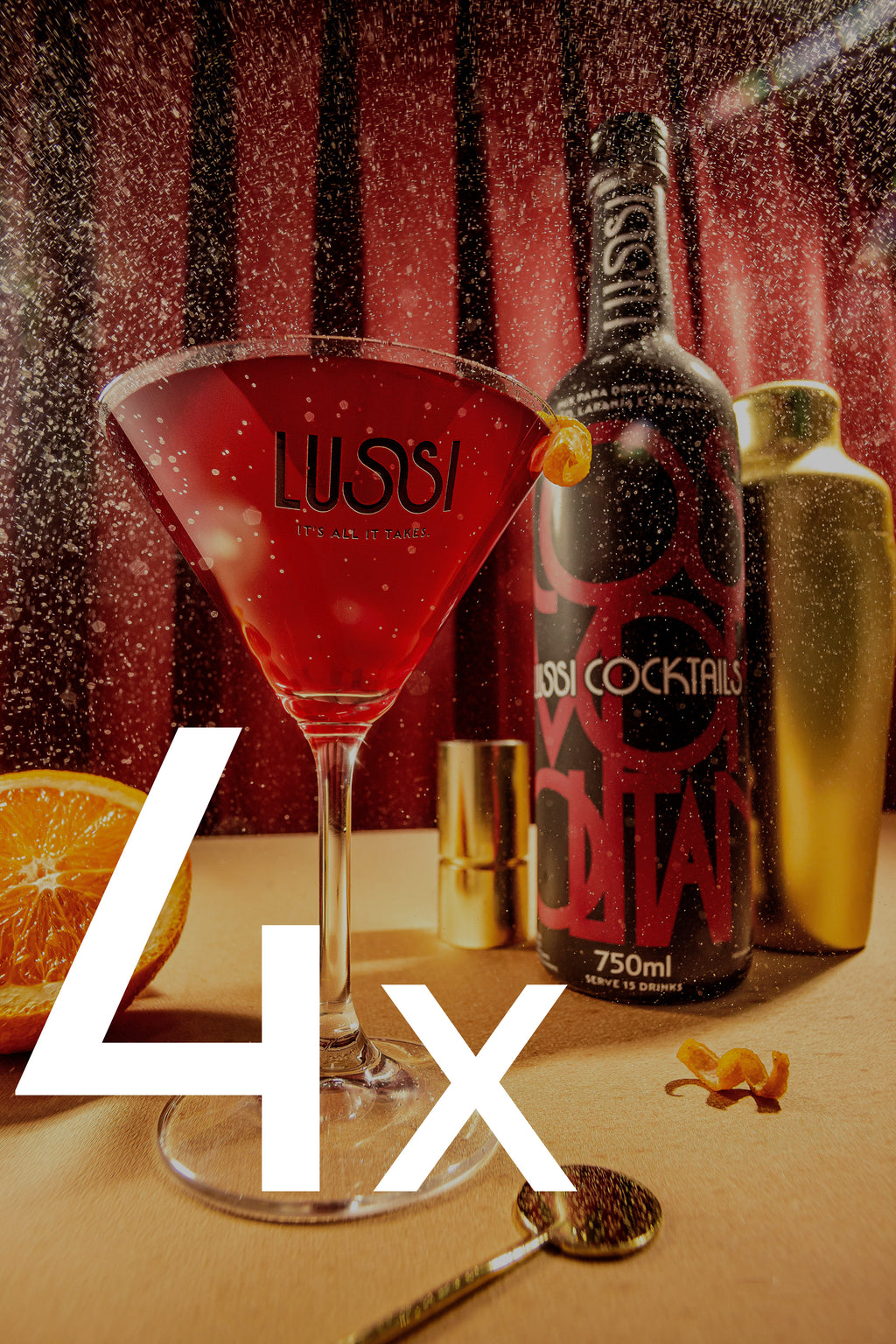 Combo Cosmopolitan 4 Garrafas